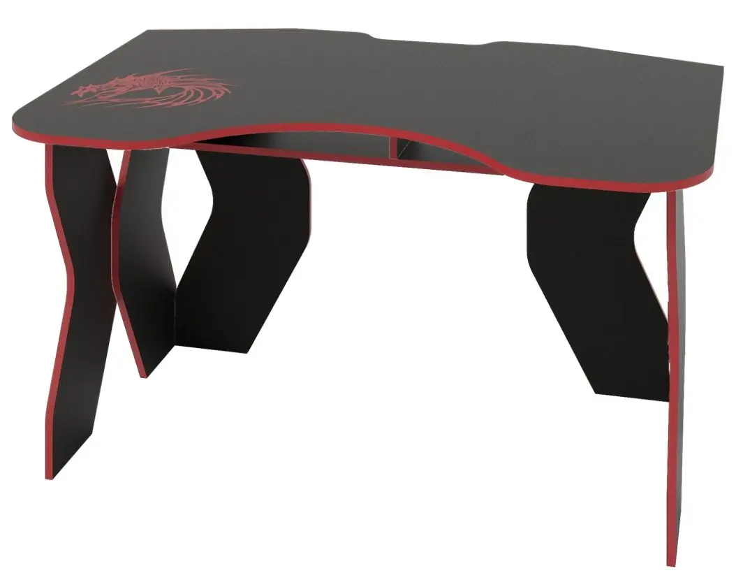 Стол компьютерный Marcel Prod KL 9.0 (Wenge/Red)