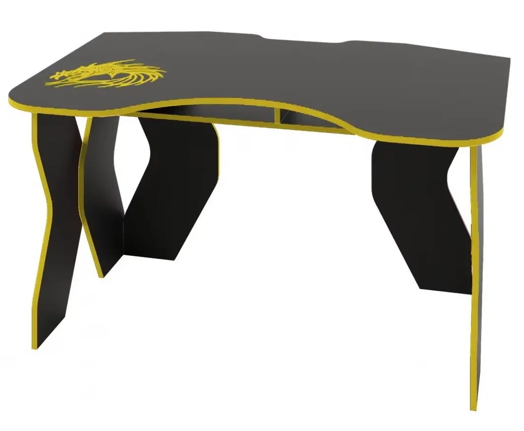 Стол компьютерный Marcel Prod KL 9.0 (Wenge/Yellow)