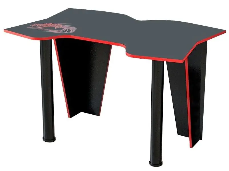 Стол компьютерный Marcel Prod KL 9.1 (Wenge/Red)