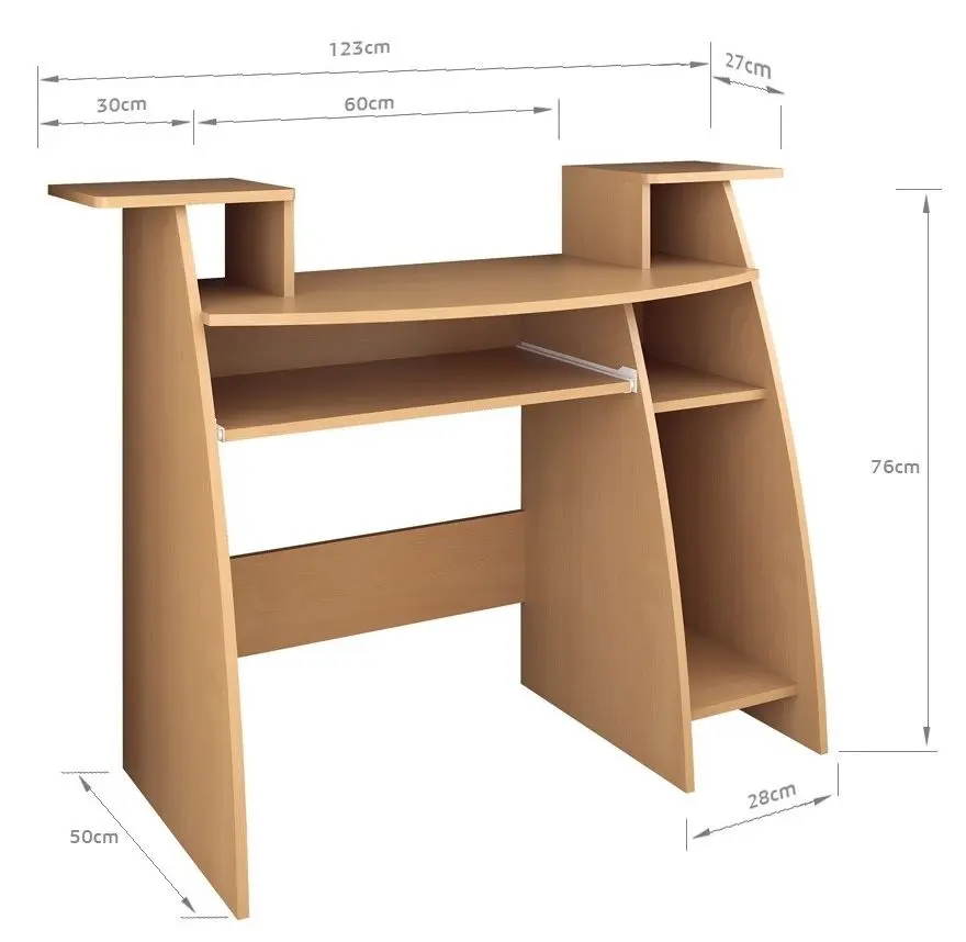 Masa pentru calculator Marcel Prod SKM-4 UA (Beech)