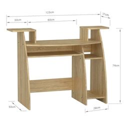Masa pentru calculator Marcel Prod SKM-4 UA (Sonoma Oak) Thumb