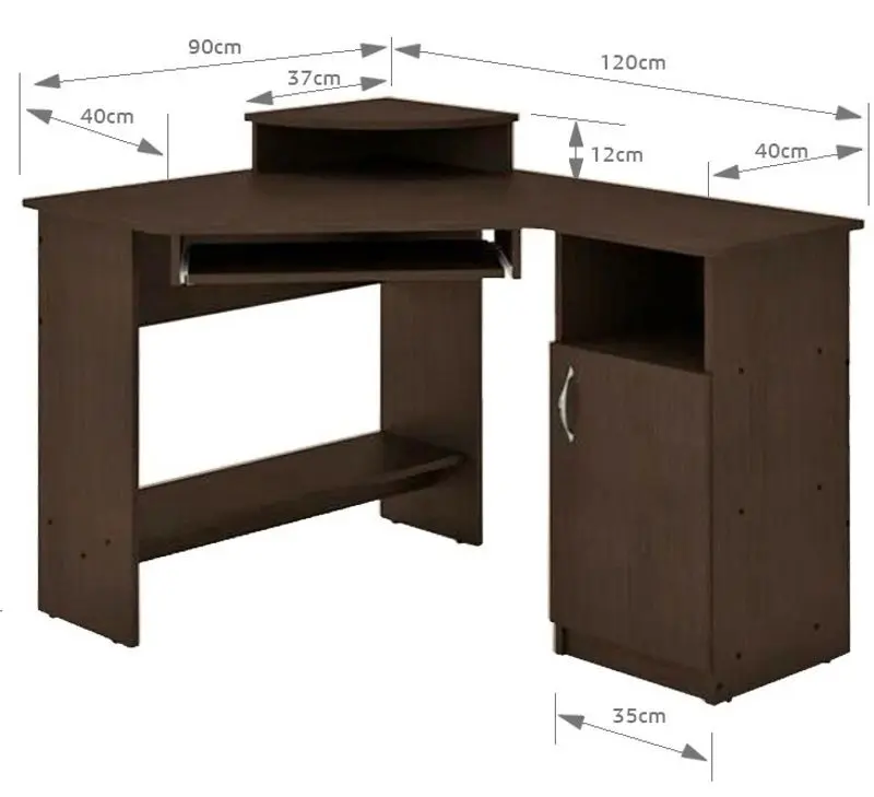 Masa pentru calculator Marcel Prod SU-1 RO (Wenge)
