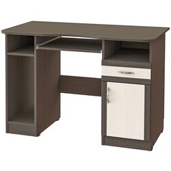 Стол компьютерный Marcel Prod TIP II SOFT (Wenge/Birch) Thumb