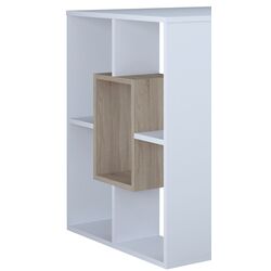 Masa pentru calculator Marcel Prod TIP III RO (White/Sonoma Oak) Thumb