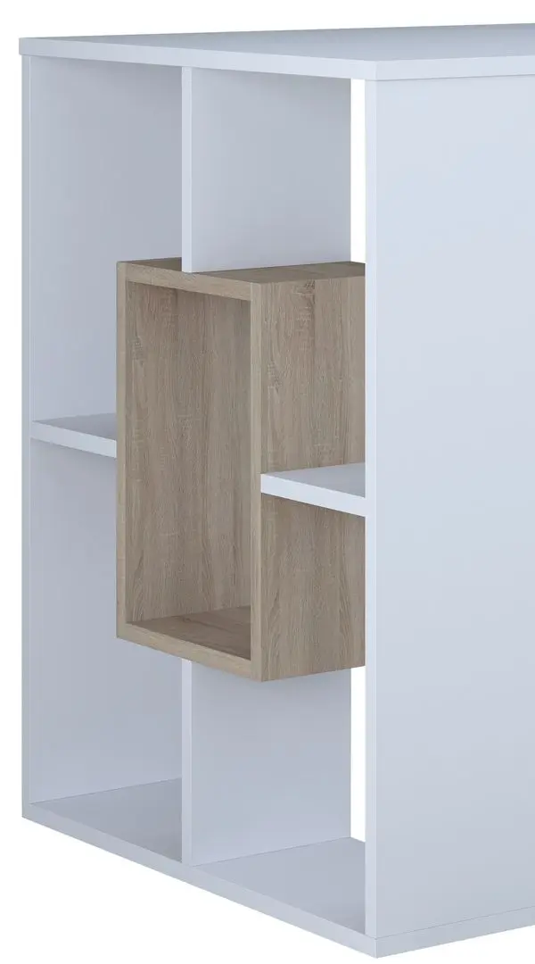 Masa pentru calculator Marcel Prod TIP III RO (White/Sonoma Oak)