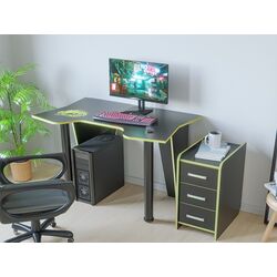 Masa pentru calculator + tumba Marcel Prod KL 9.1 (Wenge/Yellow) Thumb