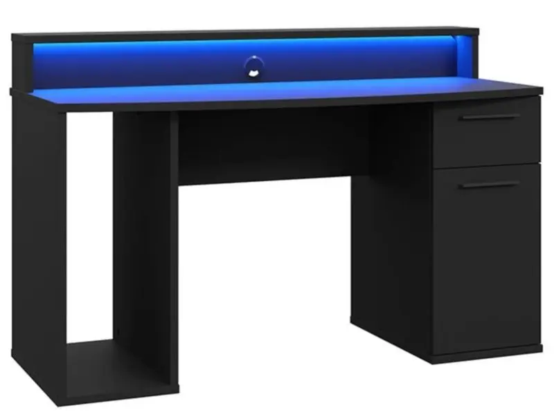 Стол компьютерный Mirjan24 Ayo с LED подсветкой (Black Matt) - 2