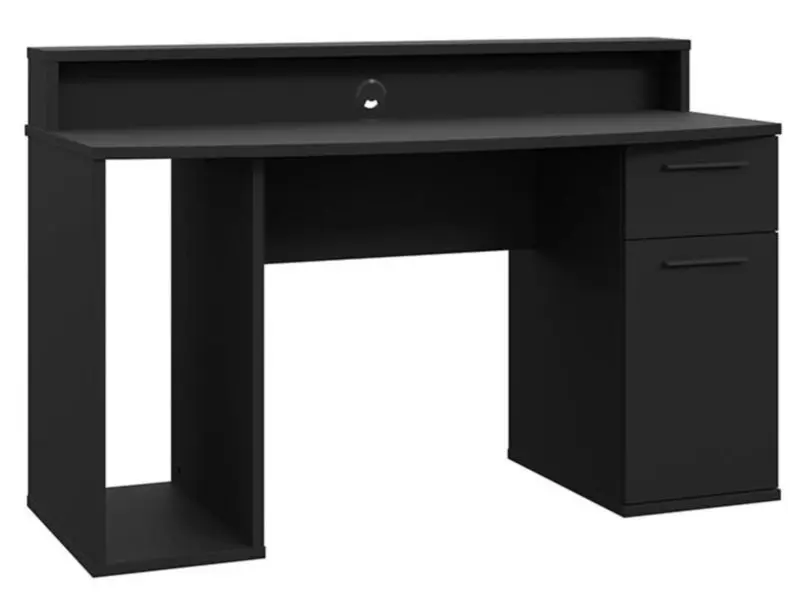 Стол компьютерный Mirjan24 Ayo с LED подсветкой (Black Matt)