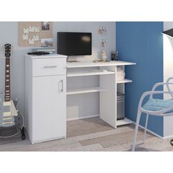 Masa pentru calculator Mirjan24 Elantar/Orangs (White)