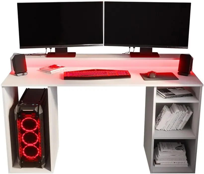 Стол компьютерный Mirjan24 Enurento 1/Gamer I с LED подсветкой (Black) - 3