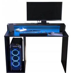 Стол компьютерный Mirjan24 Enurento 2/Gamer II с LED подсветкой (Black) Thumb