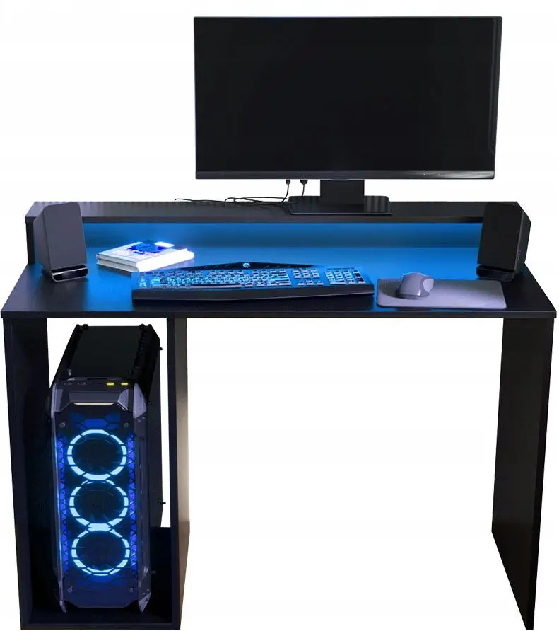 Стол компьютерный Mirjan24 Enurento 2/Gamer II с LED подсветкой (Black) - 5