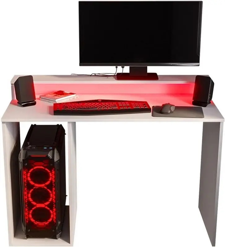 Стол компьютерный Mirjan24 Enurento 2/Gamer II с LED подсветкой (Black) - 4