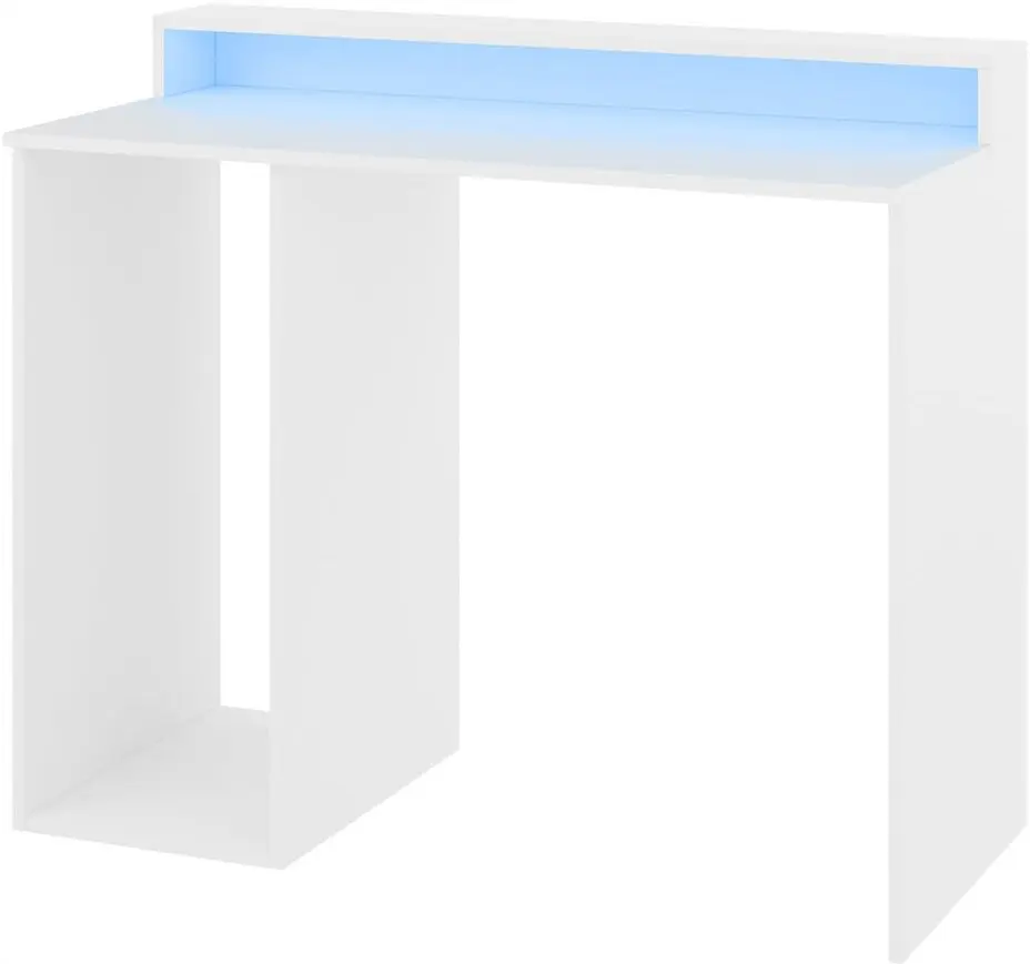 Стол компьютерный Mirjan24 Enurento 2/Gamer II с LED подсветкой (White)