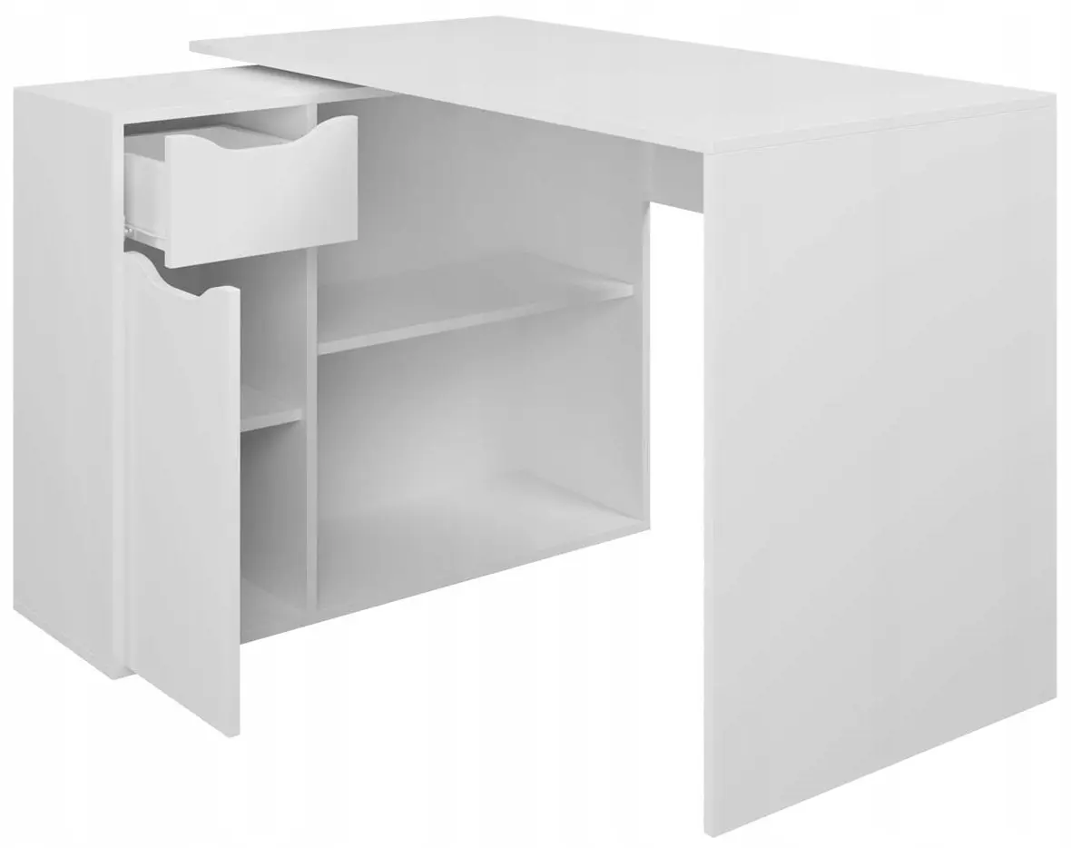 Стол письменный Mirjan24 Fulmar/Gratus (White) - 2