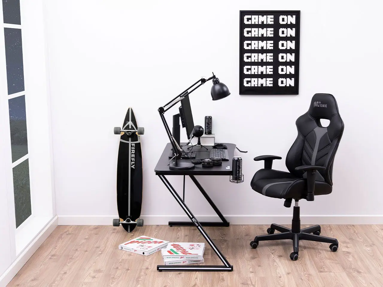 Стол компьютерный Mirjan24 Mavalin/Aiden (Carbon) - 8