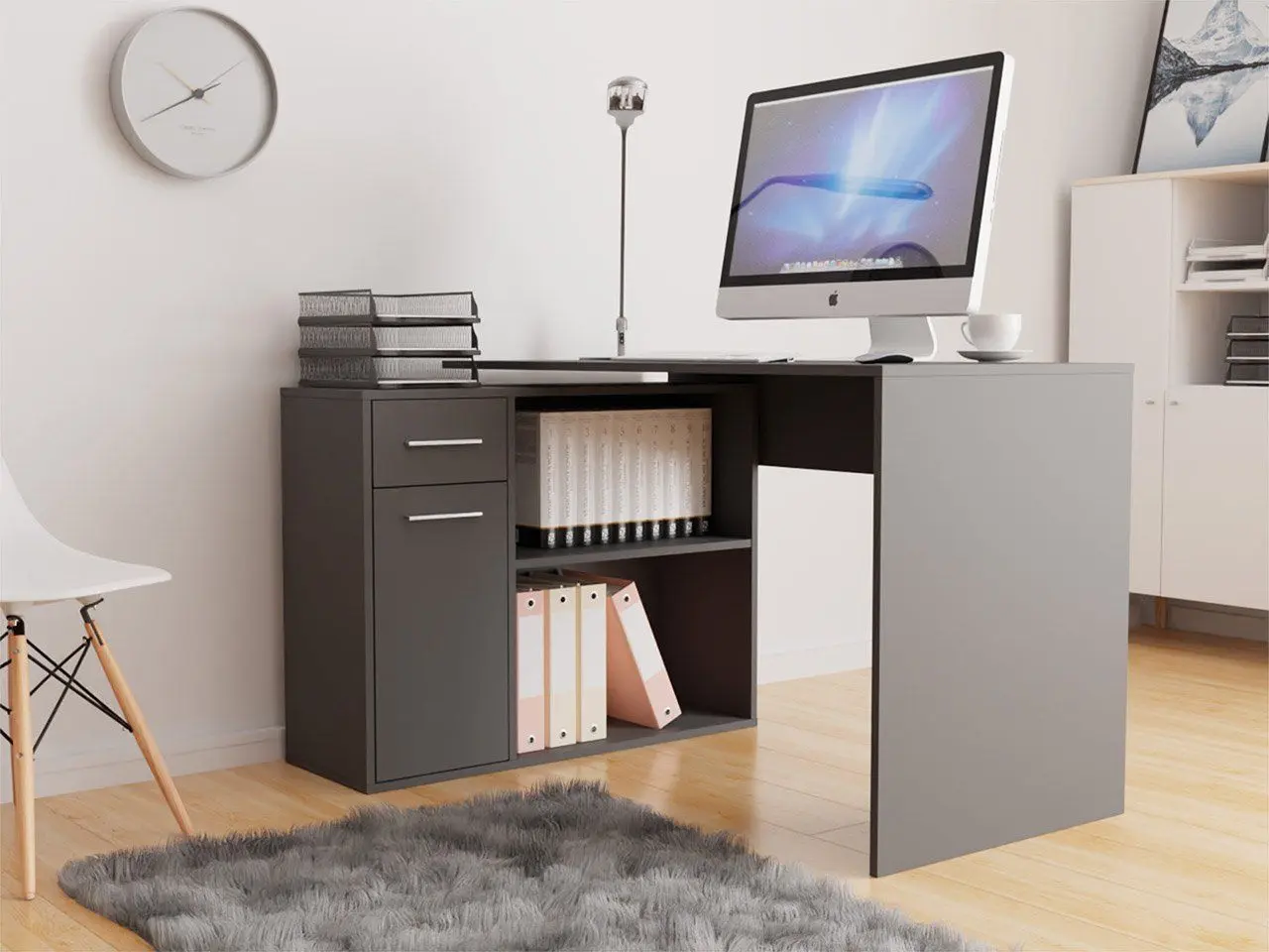 Masa pentru calculator Mirjan24 Pinot/Marco (Grey) - 5