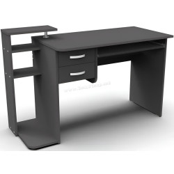 Masa pentru calculator МЛ-Мебель ML-6 130cm (Anthracite)