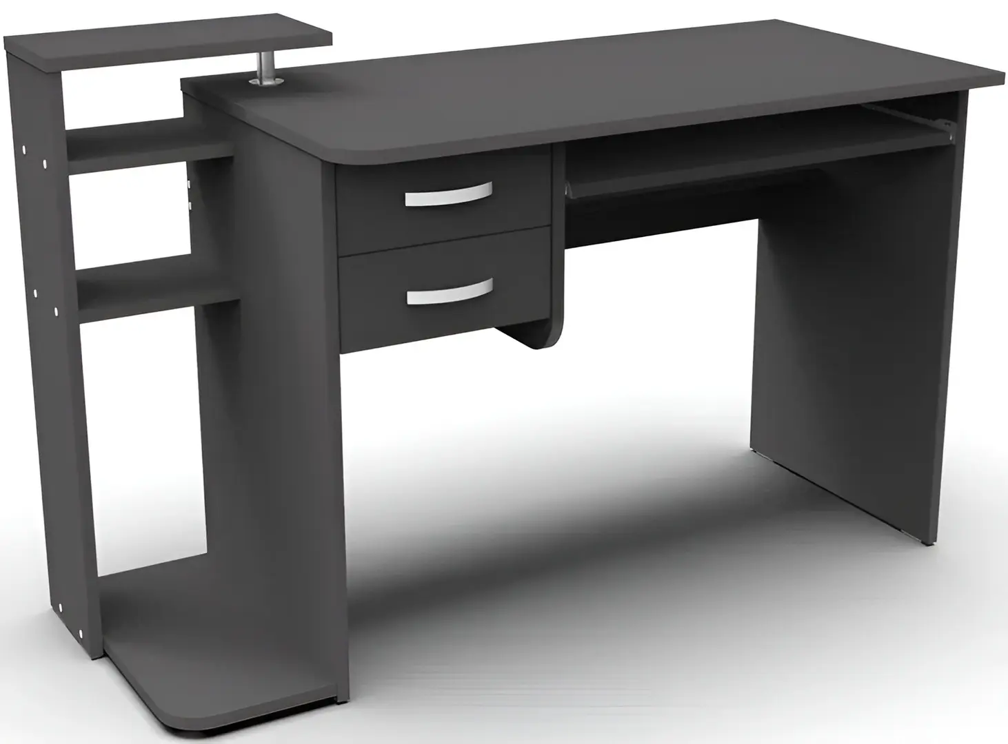 Masa pentru calculator МЛ-Мебель ML-6 130cm (Anthracite)