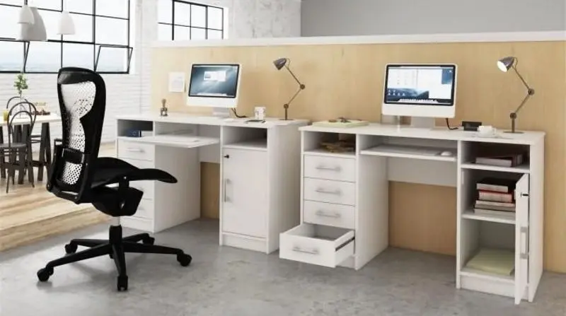 Компьютерный стол Mobhaus B9 New (White)