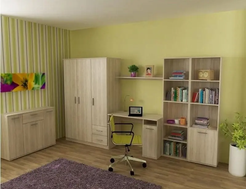 Стол письменный Mobhaus Noko-Singa 21 (Sonoma Oak) - 6