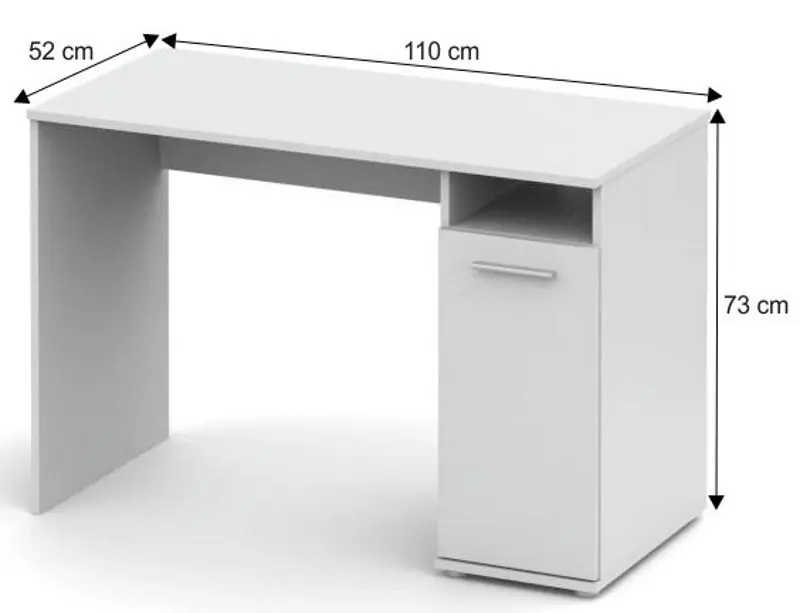 Стол письменный Mobhaus Noko-Singa 21 (White) - 2
