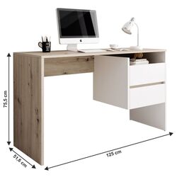 Письменный стол Mobhaus Tulio (Artisan Oak/White) Thumb