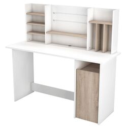 Masa de calculator Mobhaus Ambre (Brushed Oak/White) Thumb