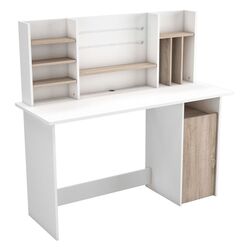 Masa de calculator Mobhaus Ambre (Brushed Oak/White) Thumb