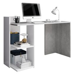 Masa de birou Mobhaus Andreo (Concrete/White) Thumb