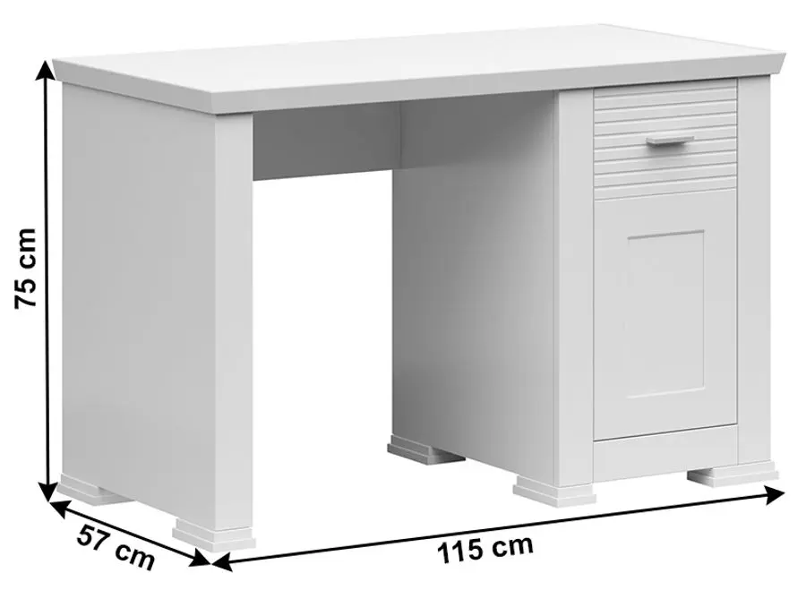 Стол письменный Mobhaus Aryan (White) - 2