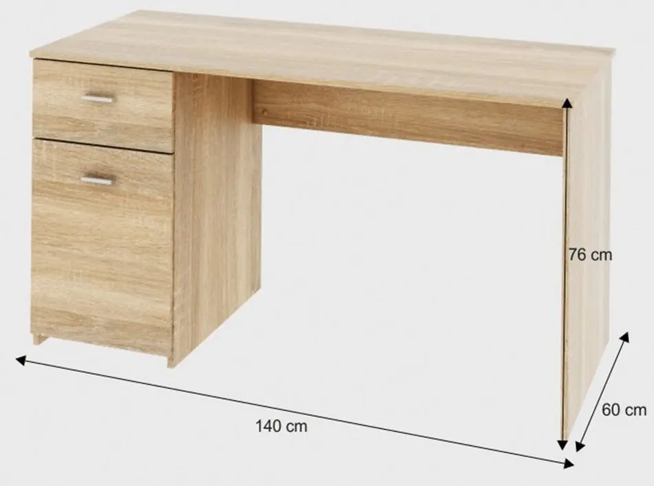 Masa de birou Mobhaus Bany (Sonoma Oak)