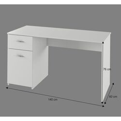 Masa de birou Mobhaus Bany (White) Thumb