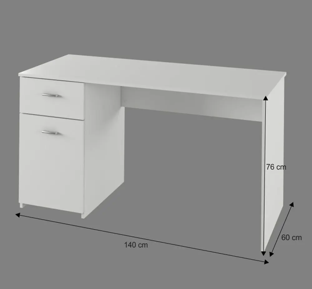 Masa de birou Mobhaus Bany (White)