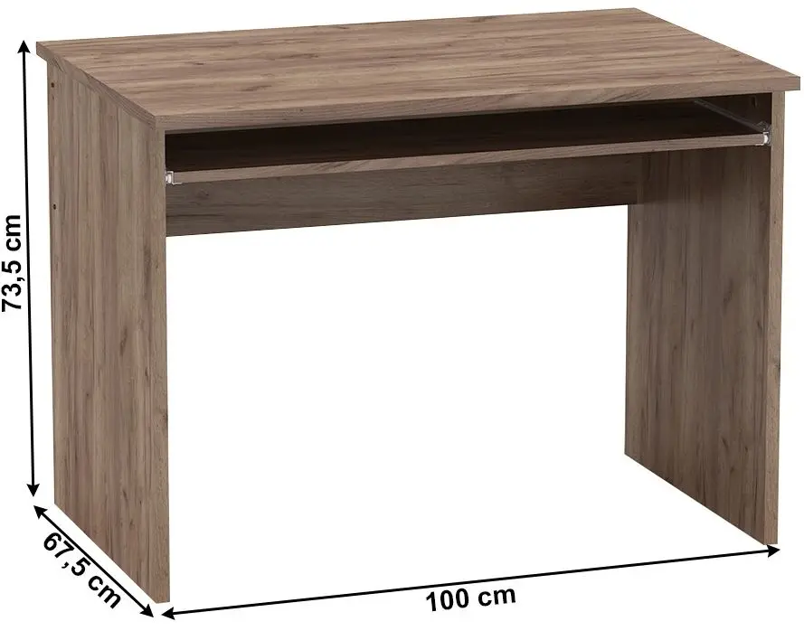 Masa pentru calculator Mobhaus Johan 2 New 02 (Kraft Dunkel)