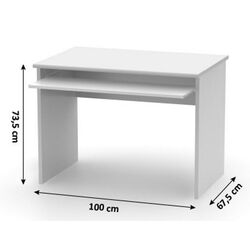 Стол компьютерный Mobhaus Johan 2 New 02 (White) Thumb