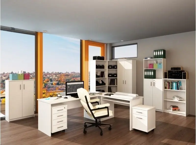 Стол компьютерный Mobhaus Johan 2 New 02 (White)