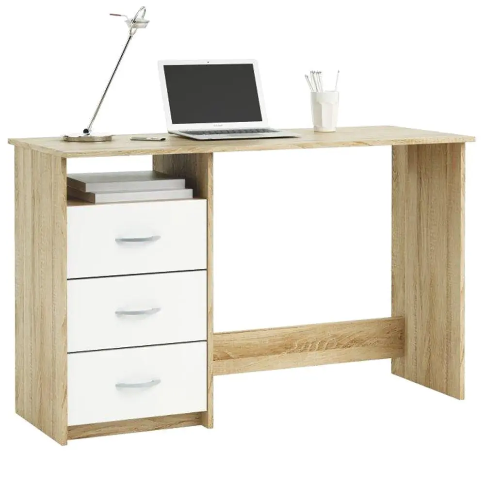 Стол письменный Mobhaus Laristote (Sonoma Oak/White)