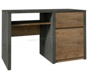 Masa de birou Mobhaus Montana B1 (Lefkas Oak Dark/Smooth Gray)