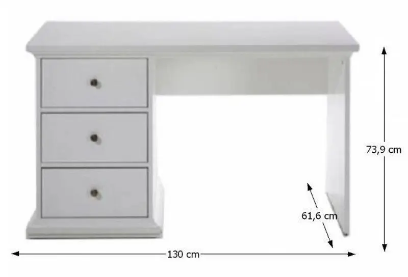 Masa de birou Mobhaus Paris (White)