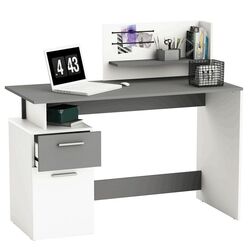 Стол письменный Mobhaus Platon (White/Dark Gray)
