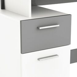 Стол письменный Mobhaus Platon (White/Dark Gray) Thumb