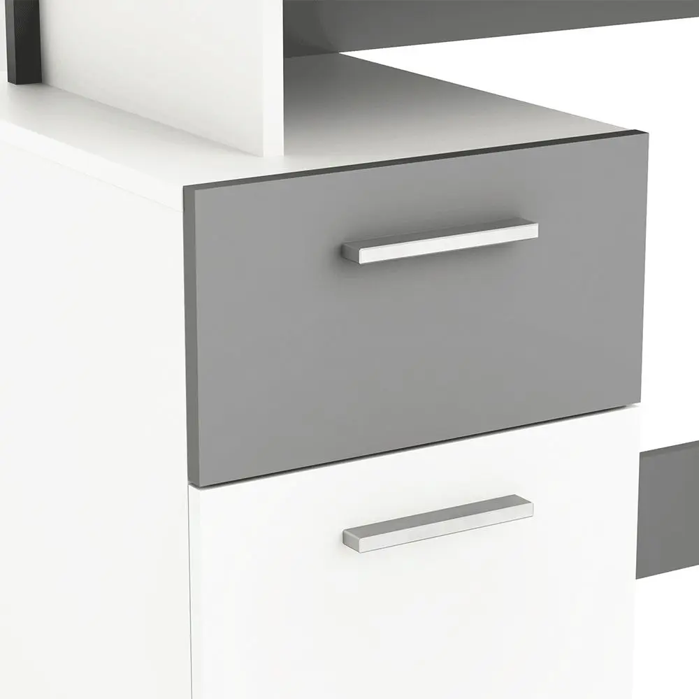 Стол письменный Mobhaus Platon (White/Dark Gray) - 4