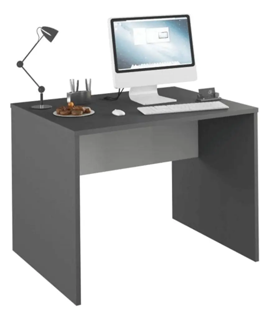 Masa de birou Tempo Kondela Rioma New Typ 12 (Graphite/White)