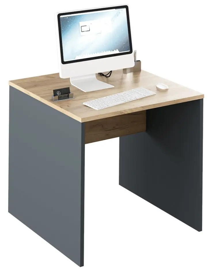 Masa de birou Tempo Kondela Rioma New Typ 17 (Graphite/Artisan Oak)