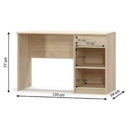 Masa de birou Mobhaus Teyo 1S (Sonoma Oak) Thumb