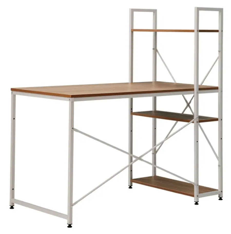 Masa de birou Mobhaus Veina cu etajera (Oak/White)