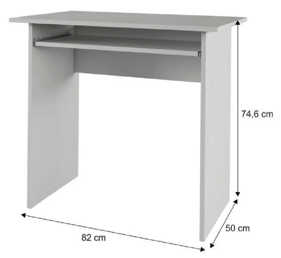 Masa de calculator Mobhaus Verner New (White) - 2