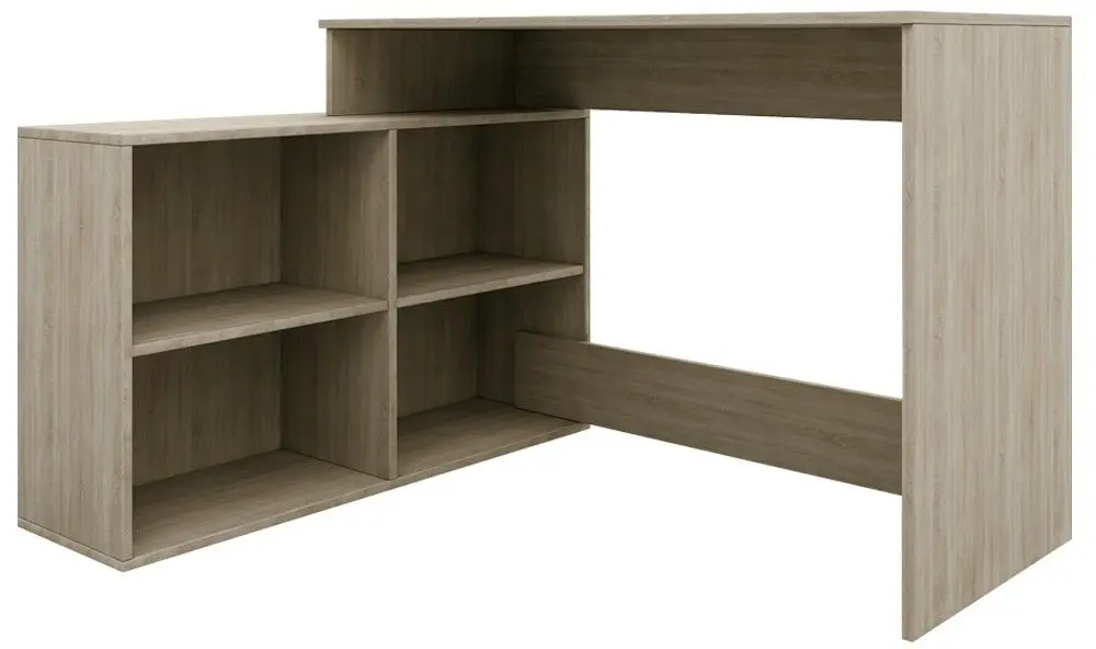 Стол письменный со стеллажом Mobhaus Korner New (Sonoma Oak) - 4