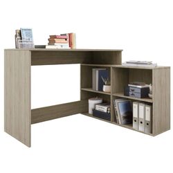 Masa de birou cu etajera Mobhaus Korner New (Sonoma Oak)